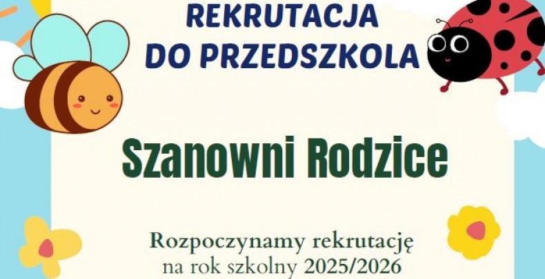 Rekrutacja do przedszkola