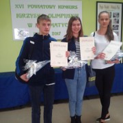 XVI Powiatowy Konkurs „Igrzyska Olimpijskie w matematyce” Racot 2017