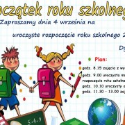 Początek roku szkolnego