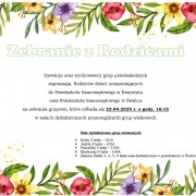 Zebranie z Rodzicami